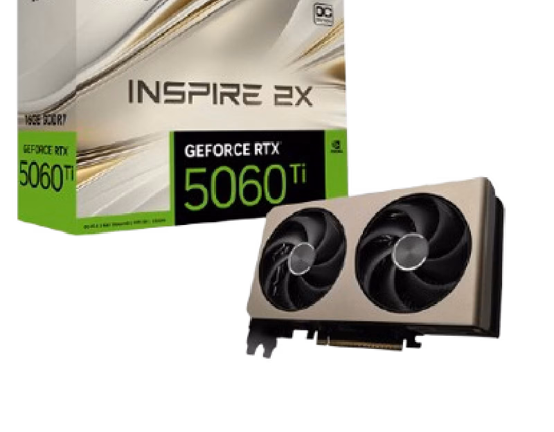 GeForce RTX 5060 Ti 16G INSPIRE 2X OC | 912-V536-033