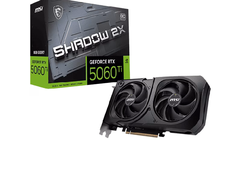 GeForce RTX 5060 Ti 8G SHADOW 2X OC PLUS | 2 Years Warranty | Tax Included