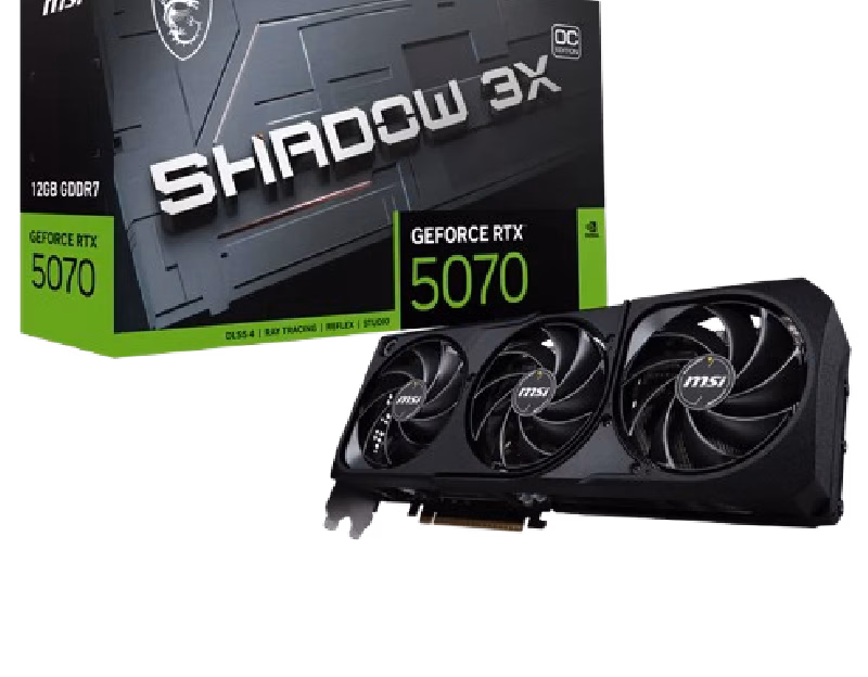 GeForce RTX 5070 12G SHADOW 3X OC | 1 Years Warranty
