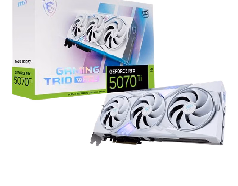 GeForce RTX 5070 Ti 16G GAMING TRIO OC WHITE | 1 Years Warranty