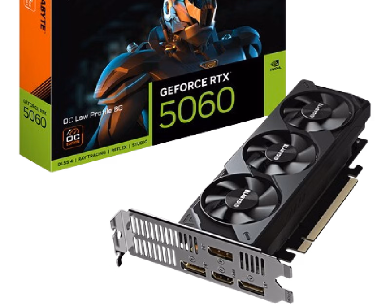 GIGABYTE GeForce RTX 5060 OC Low Profile 8G | GV-N5060OC-8GL