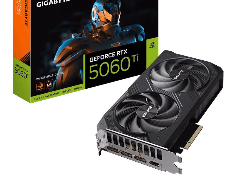 Gigabyte GeForce RTX 5060 Ti WINDFORCE OC 16G Graphics Card | Tax Free