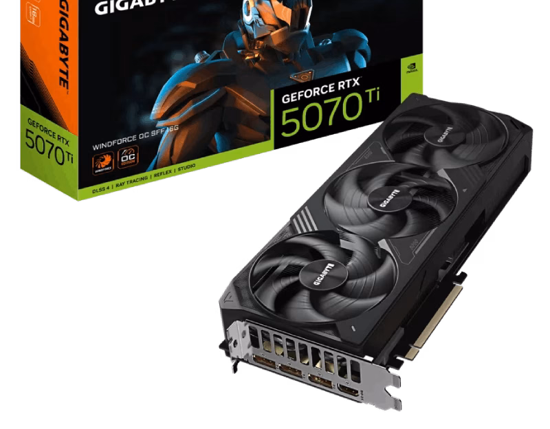 Gigabyte GeForce RTX 5070 Ti WINDFORCE OC 16G Graphics Card | Tax Free