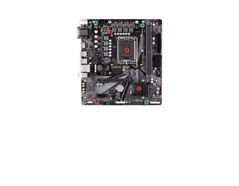 GIGABYTE H610M H V2 DDR4 Rev 1.0 Motherboard