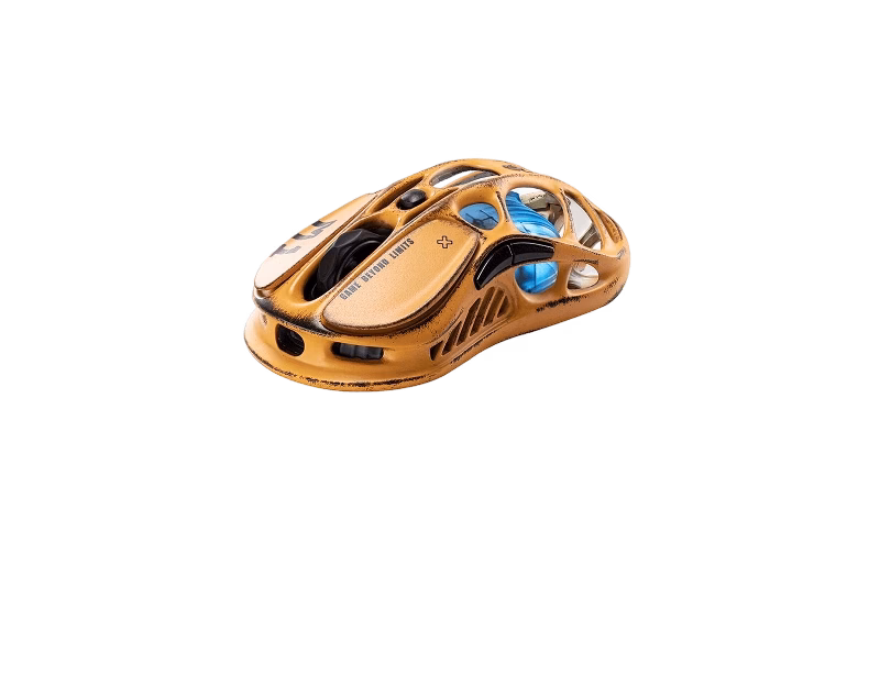 GravaStar Mercury X Ultra-Light Gaming Mouse | Battle Damage Yellow | Tax Included