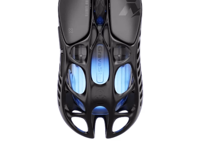 GravaStar Mercury X Wireless Gaming Mouse | Galaxy Black | Tax Included