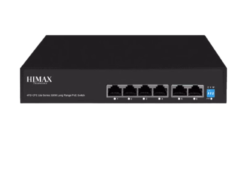 HIMAX Lite Series Long Range 6 Ports PoE Switch | PS1402E-L | 3 Years Warranty