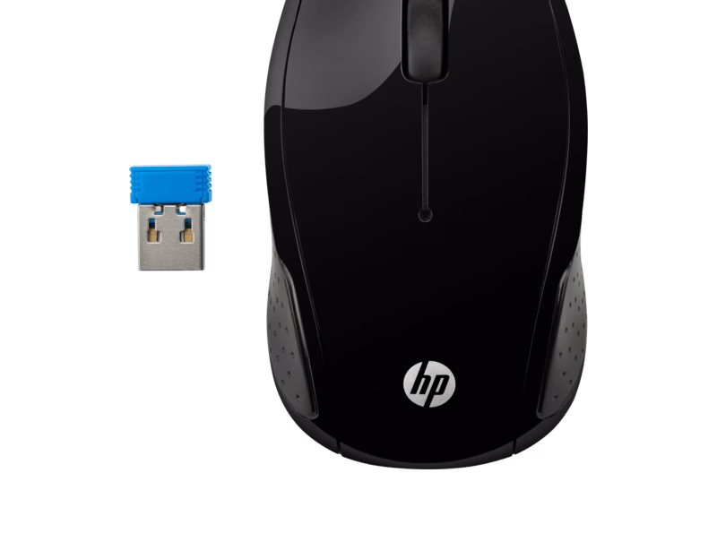 HP 200 Black Wireless Mouse | X6W31AA