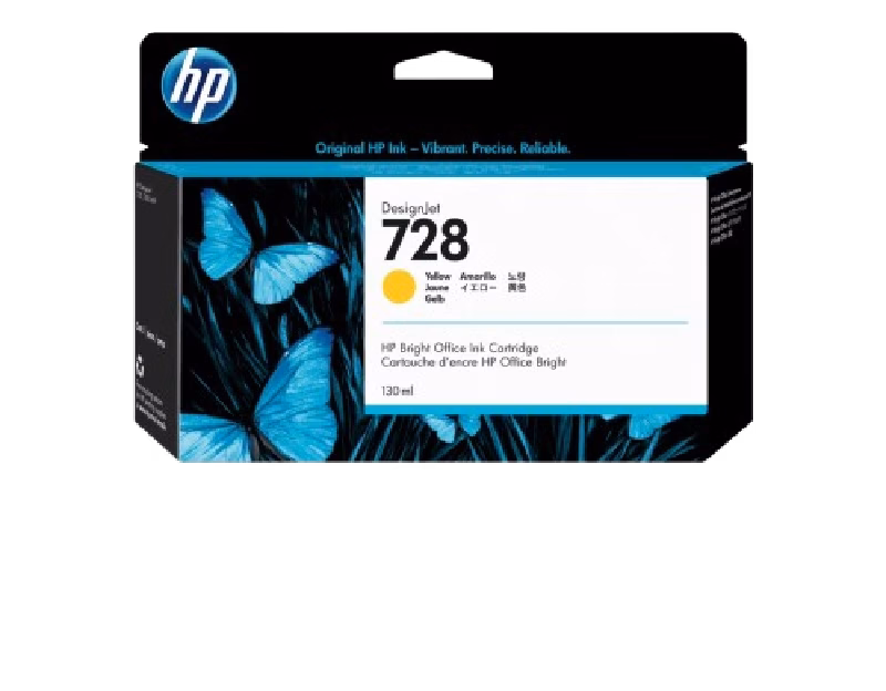 HP 728 130-ml Original DesignJet Ink Cartridge