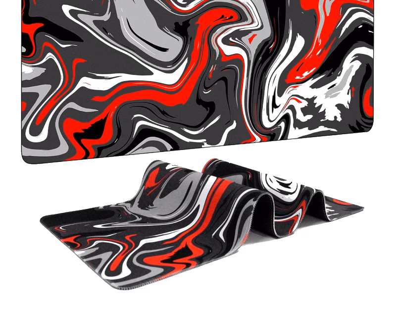 HydeNova Mousepad Liquid Red Abstract | Tax Included