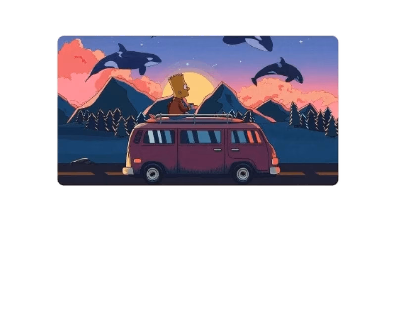 HydeNova Mousepad Simpsons | Tax Included