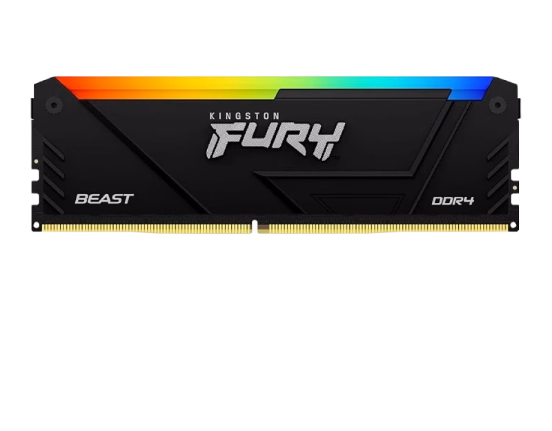 HyperX Fury Beast 16GB RGB DDR4-3600 RAM | KF436C18BB2A/16