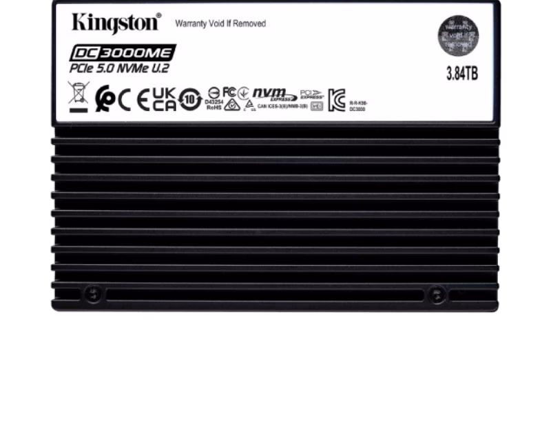 Kingston DC3000ME PCIe 5.0 NVMe U.2 SSD 3.84TB