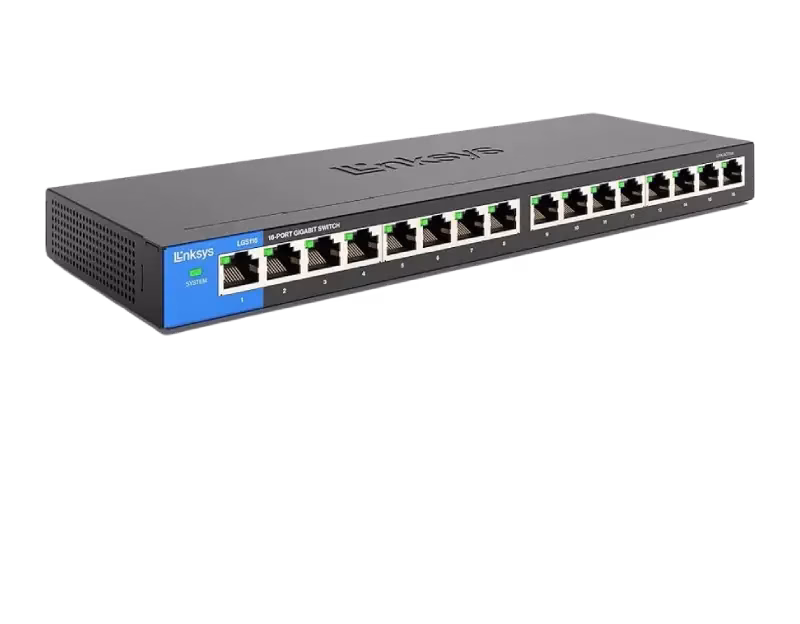 Linksys 16-Port Business Desktop Gigabit Switch | LGS116-EU