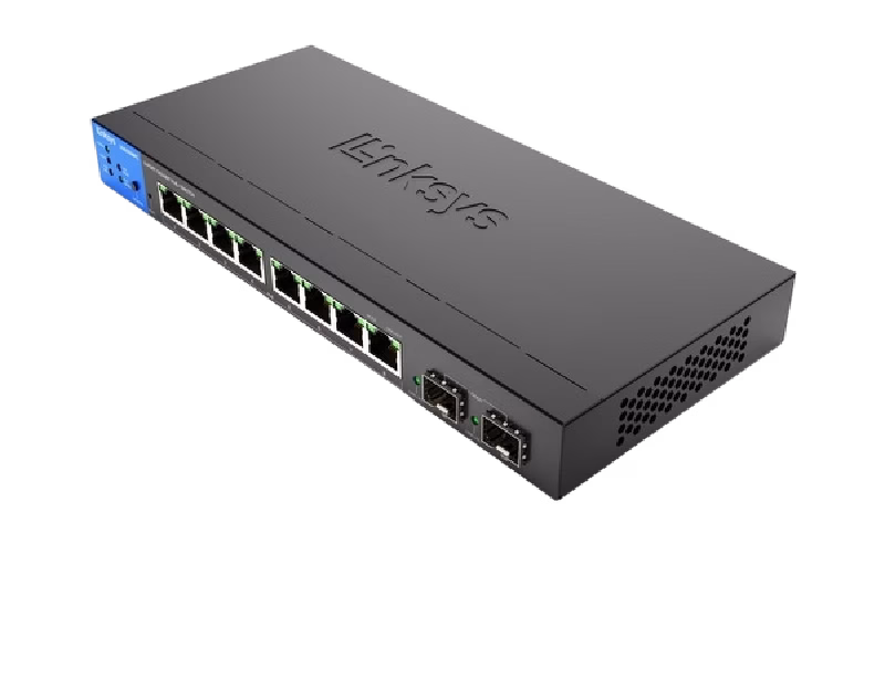 Linksys 8-Port Managed Gigabit PoE+ Switch | LGS310MPC