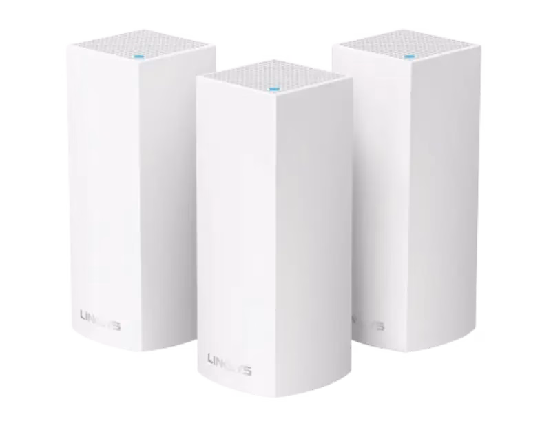 Linksys Velop Tri-Band Intelligent Mesh Wifi 6 | 3 Pack | WHW0303-EU