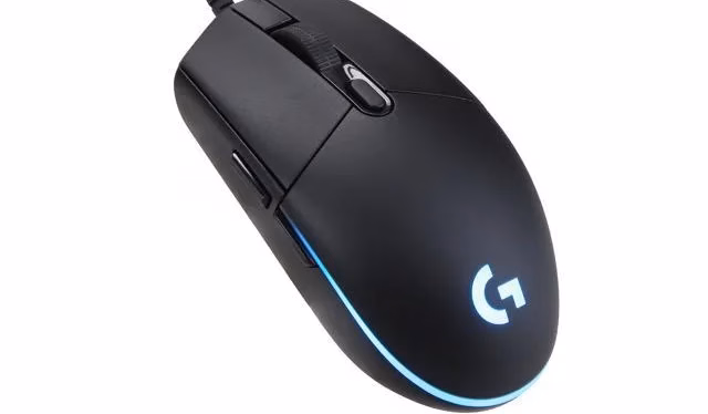 Logitech G Pro (Hero)Wired Optical Gaming Mouse with LIGHTSYNC RGB Lighting -1 year warranty
