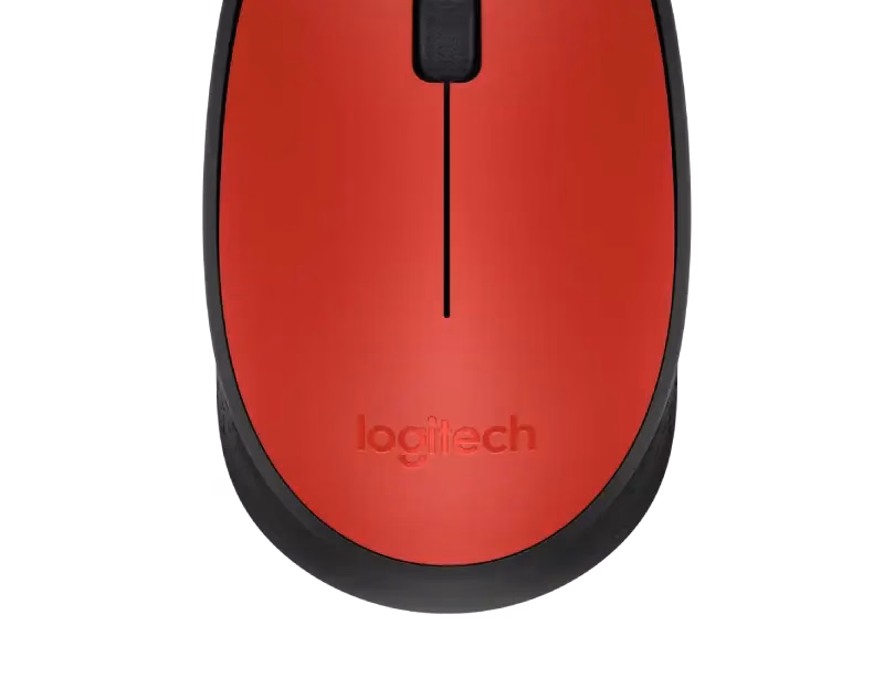 Logitech M171 Wireless Mouse – Red | 910-004641 | 1 Year Warranty