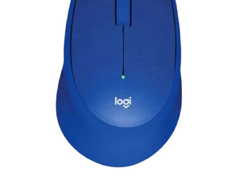 Logitech M330 Silent Plus Wireless Mouse – Blue | 1 Year Warranty
