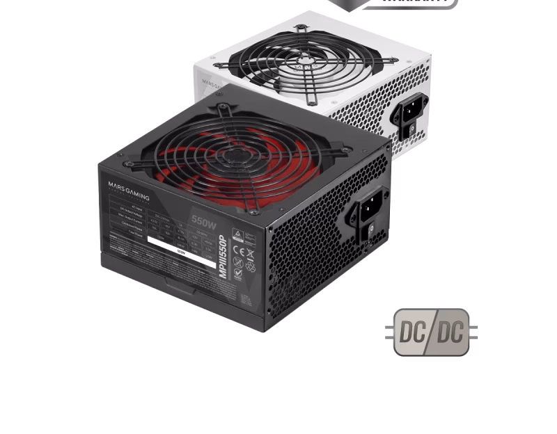 Mars Gaming 550W Power Supply | MPIII550P | 5 Years Warranty | Tax Free