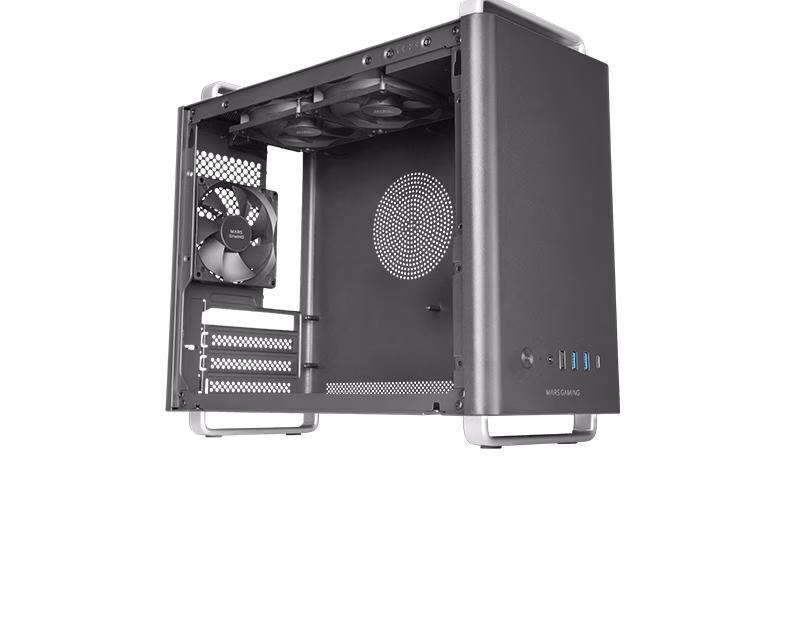 Mars Gaming MC-ELITE Ultra Compact Case | Black | MCELITE