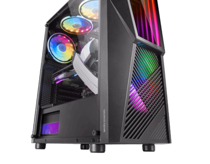 Mars Gaming MC777 Premium Gaming MID-Tower Case | Tax Free