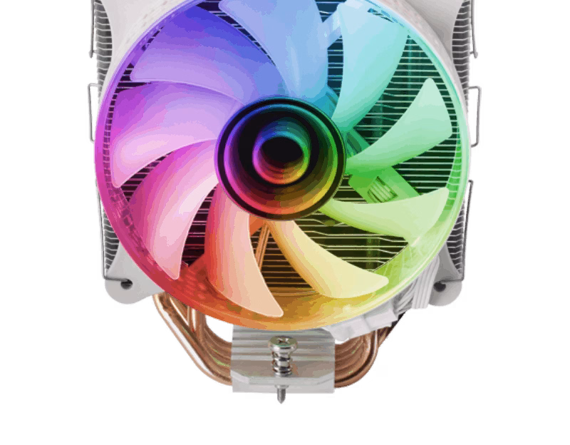 Mars Gaming MCPU-VRW ARGB Heatsink Cooler | White | Tax Free