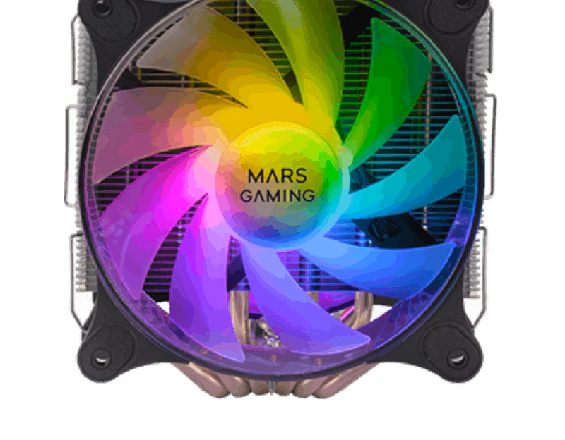 Mars Gaming MCPU-XT ARGB Heatsink Cooler | Black | Tax Free