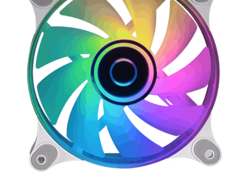 Mars Gaming MF-3DW Fan | White | Tax Free