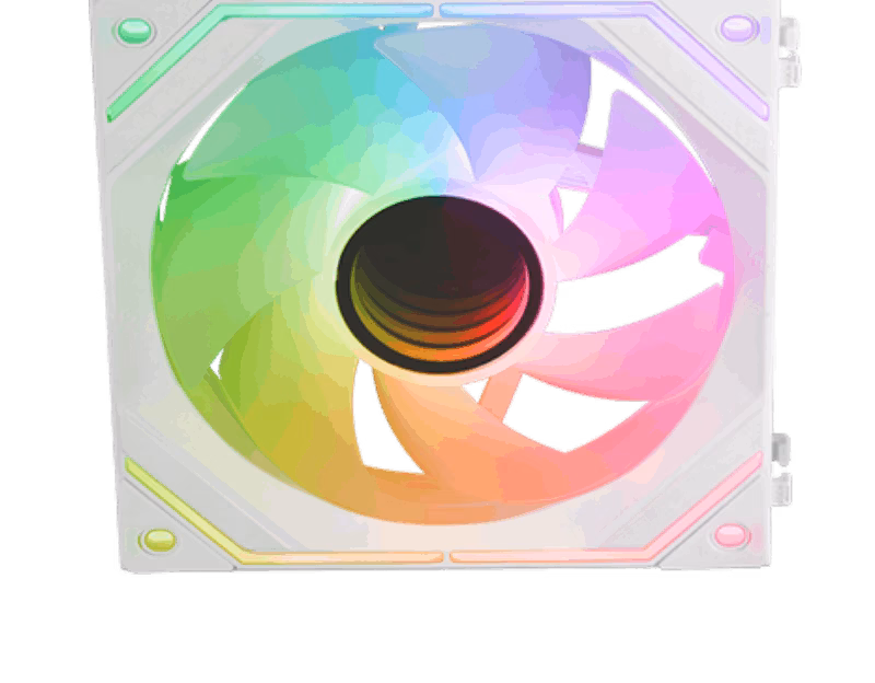Mars Gaming MF-LINKFINITYW Modular PWM Fan | White | Tax Free