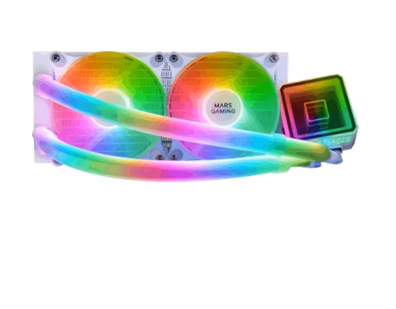 Mars Gaming ML-ULTRA240W Premium Liquid Cooling Kit | White | Tax Free