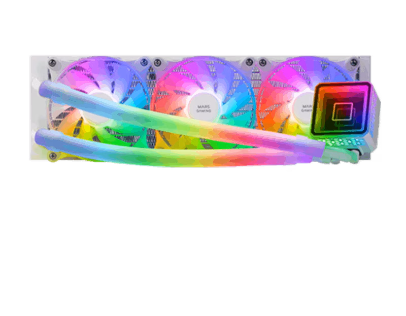 Mars Gaming ML-ULTRA360W Premium Liquid Cooling Kit | White | Tax Free