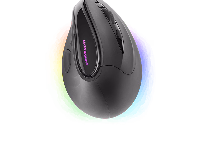 Mars Gaming MM-SK Wireless Vertical Gaming Mouse | Black | Tax Free