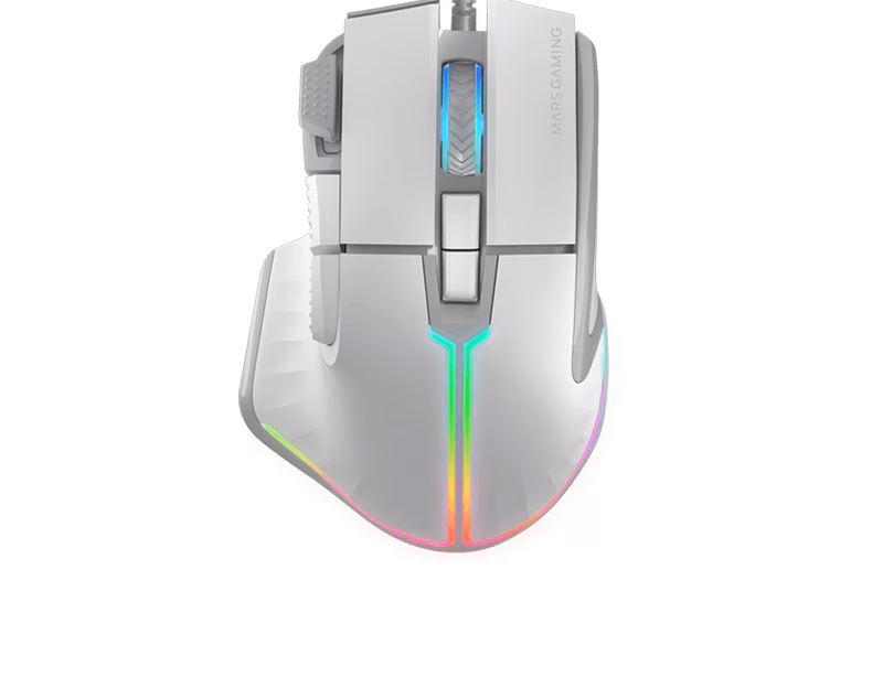 Mars Gaming MM-XTW Wireless Gaming Mouse | White | Tax Free