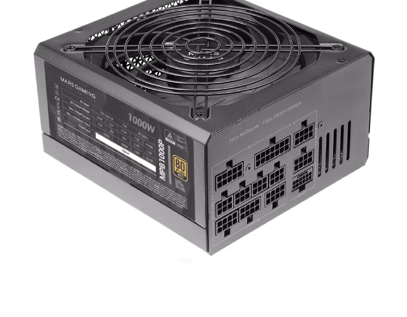 Mars Gaming MPB1000P 1000W ATX 3.1 Power Supply | 10 Years Warranty Tax free