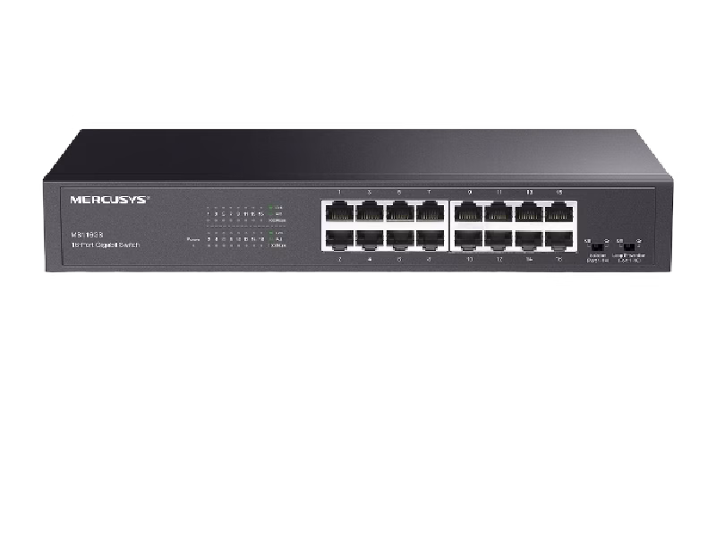 Mercusys 16-Port Gigabit Desktop/Rackmount Switch | MS116GS
