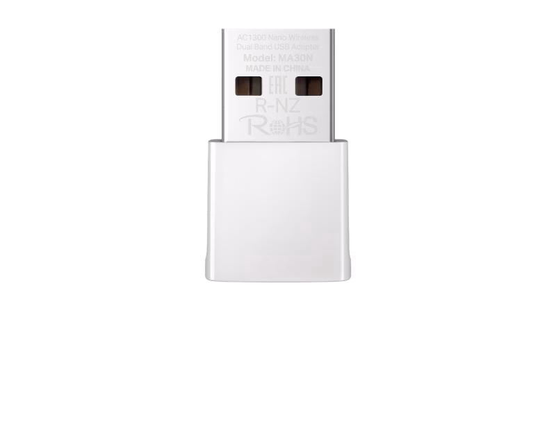 Mercusys AC1300 Nano Wireless Dual Band USB Adapter | MA30N
