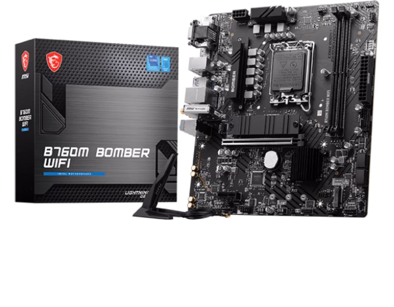 MSI B760M Bomber WIFI DDR5 Motherboard | 911-7D90-061 | 3 years warranty