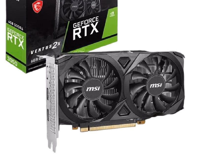 MSI GeForce RTX 3050 Ventus 2X E 6G OC With 6GB GDDR6