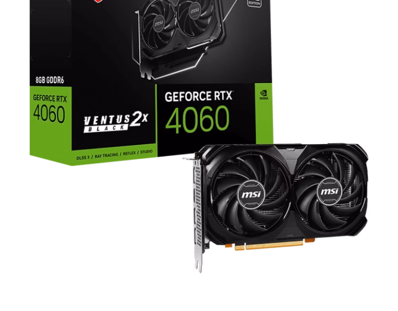 MSI GeForce RTX 4060 Ventus 2X 8GB OC | 912-V516-012 | Tax Free