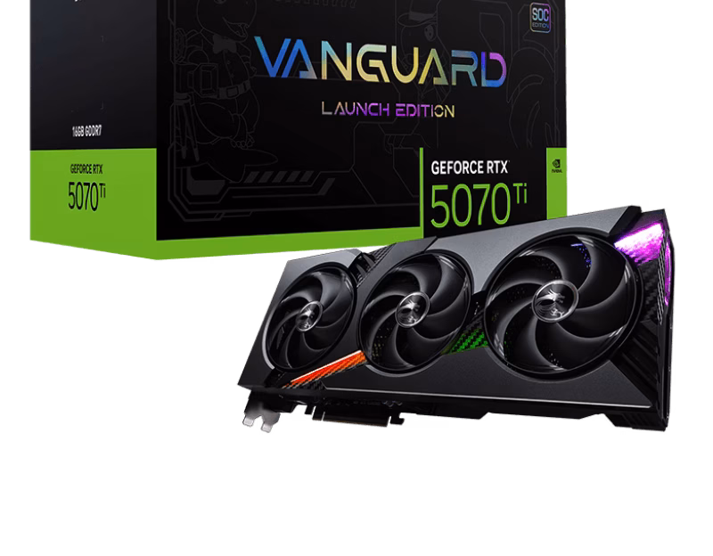 MSI GeForce RTX 5070 Ti 16G VANGUARD SOC LAUNCH EDITION Graphics Card | 2 Years Warranty