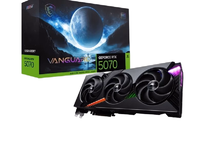 MSI GeForce RTX 5070 VANGUARD DLSS4 12GB GDDR7 | 912-V532-054 | 3 years warranty