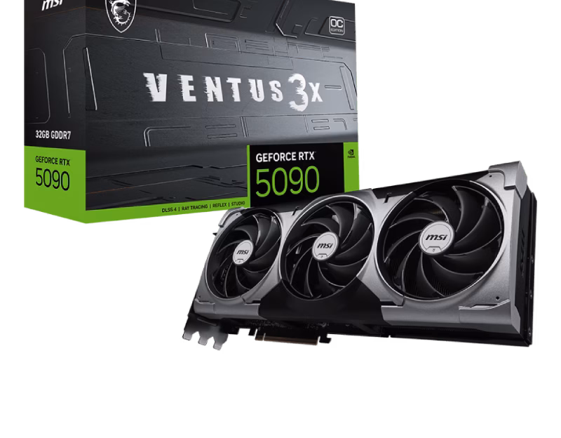 MSI GeForce RTX 5090 32G VENTUS 3X OC Graphics Card | Tax Free