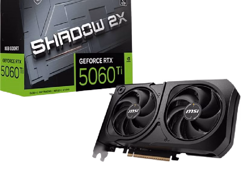 MSI GPU RTX 5060Ti 8GB SHADOW 2X OC PLUS | MSI 912-V536-035