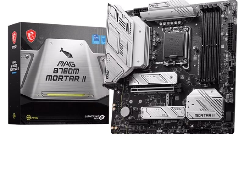 MSI MAG B760M MORTAR II mATX DDR5 Motherboard | 911-7E13-013
