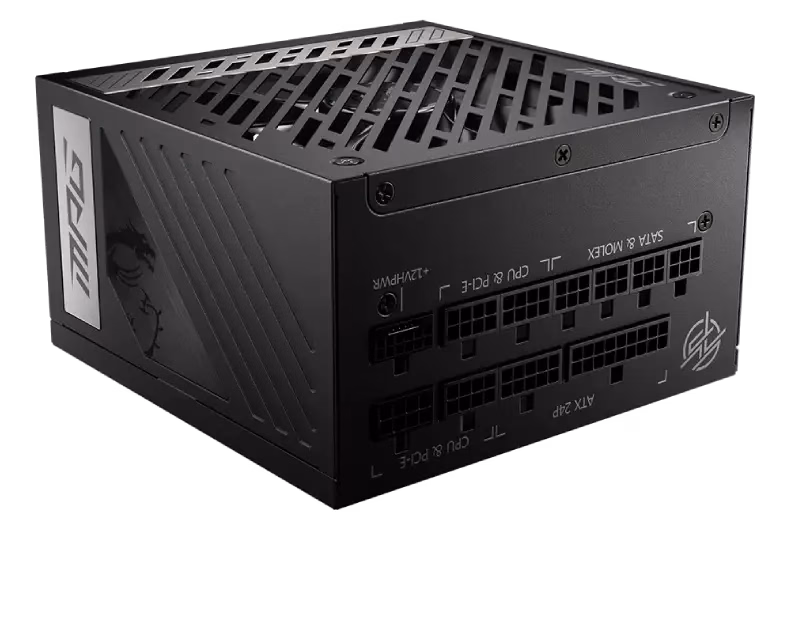 MSI MPG A1000G PCIe 5 & ATX 3.0 80+ Gold PSU | 306-7ZP7C11-CE0