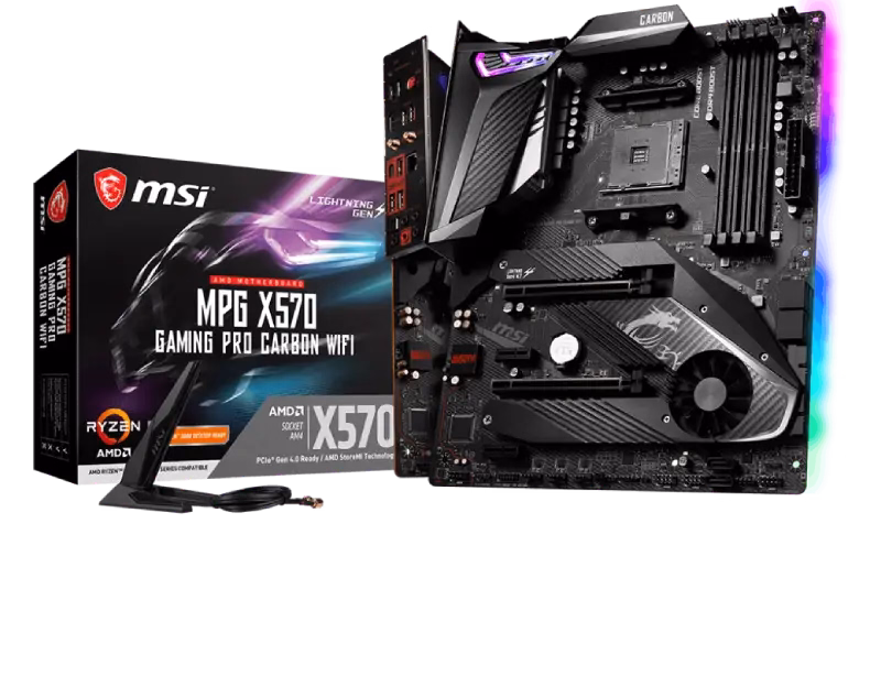 MSI MPG X570 Gaming Pro Carbon WIFI DDR4 Motherboard | 911-7B93-013