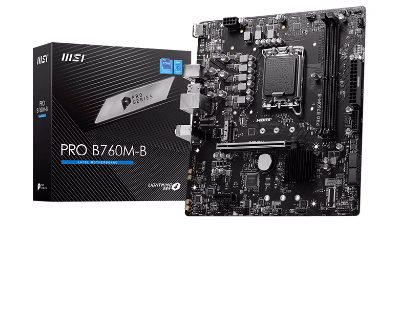 MSI PRO B760M-B DDR5 Motherboard