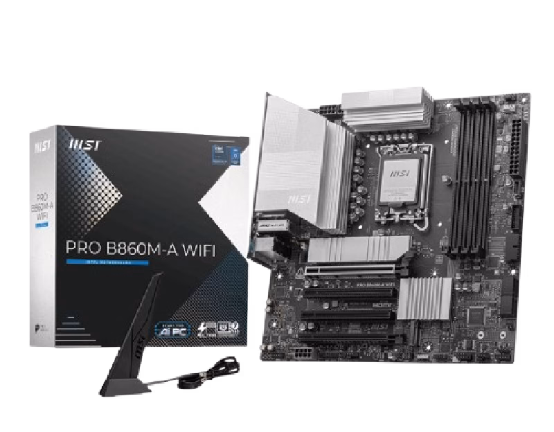 MSI PRO B860M-A WIFI Intel B860 mATX Motherboard