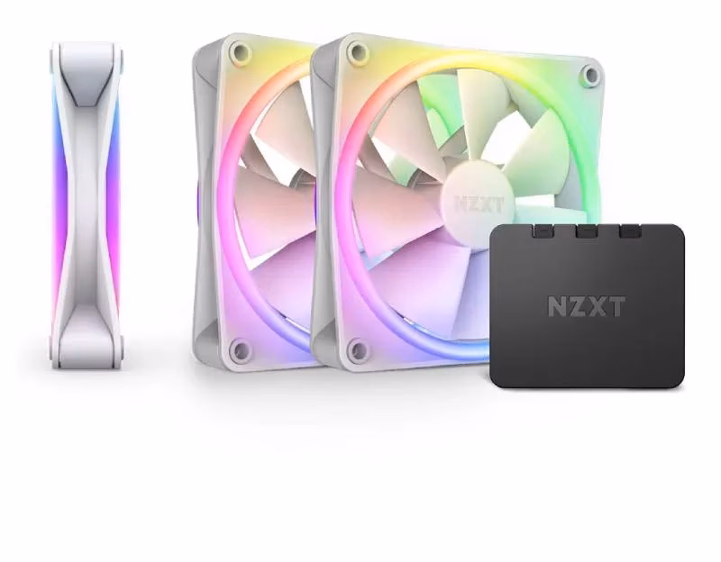 NZXT F120 RGB DUO Triple Pack White | RF-D12TF-W1